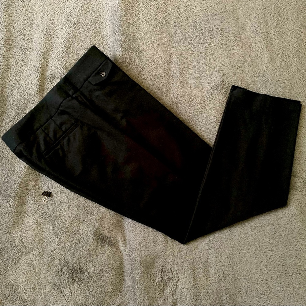 LOFT ~Julie ~Ankle Length ~Black Pants ~Size 8 Professional WorkWear Evening